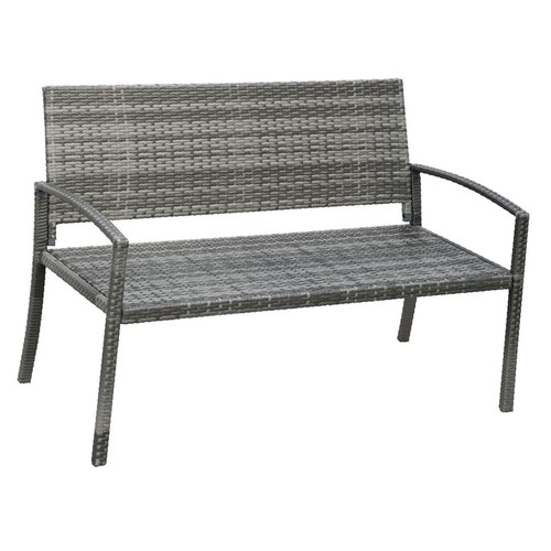 Gartenbank rattanoptik - gartenbank,