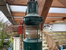 ❇️ Alte Schiffsleuchte Schiffspositionsleuchte Schiffslampe Schiffslicht Grün ❇️