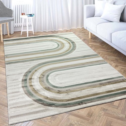 Kurzflorteppich modern creme - modern,
