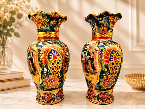 Alte chinesische vasen - 2x,