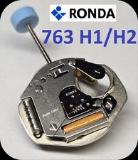 RONDA 763 - H1,5 (1,05mm) Quartz Uhrwerk 6¾ x 8 '" mit Sekunde - 100% tested NOS
