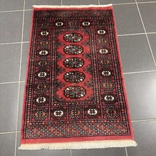orientteppich handgeknüpft Bukhara 65 x 100 cm ( frisch gewaschen )