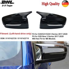 Glanz Schwarz M-Stil Spiegelkappen Außenspiegel Gehäuse Für BMW G20 G21 G30 G31
