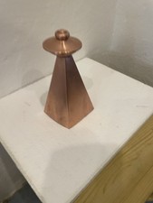 Kupferturm zum Bau von Wetterfahne Dachschmuck Abschluss Gartenlaube