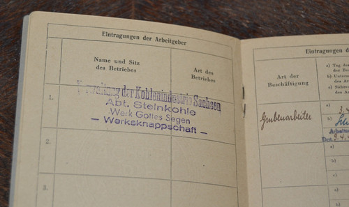 Ausweis 1948 werk gottes segen - 1948,