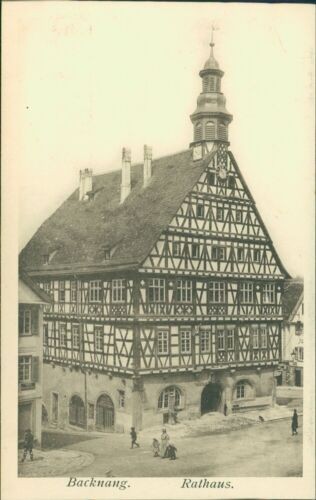 Ansichtskarte backnang rathaus - backnang,
