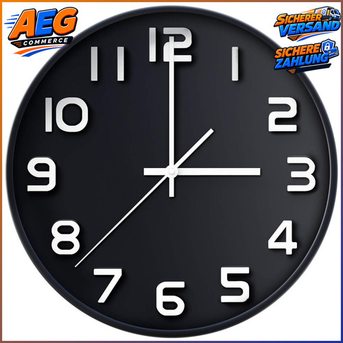 Wanduhr zoll non ticking - wanduhr,