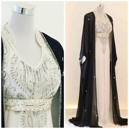 Georgette abaya kleid - georgette,
