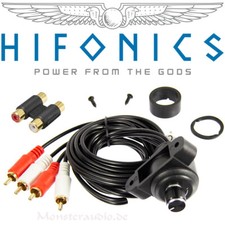 Hifonics HF-RC1 Universal Bassregler Cinch Kabel Fernbedienung Pegel Bassremote 