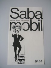 Saba original prospekt von - original,