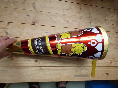 Schultüte 1960 suchard - schultüte, 1960,