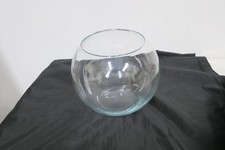 Glas - Vase Kugelform -  Kugel- Glasvase -  Goldfischglas -  klar