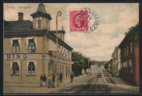Ansichtskarte arvika - ansichtskarte,