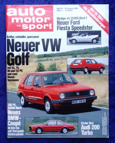 Auto motor sport ams 1983 - motor,
