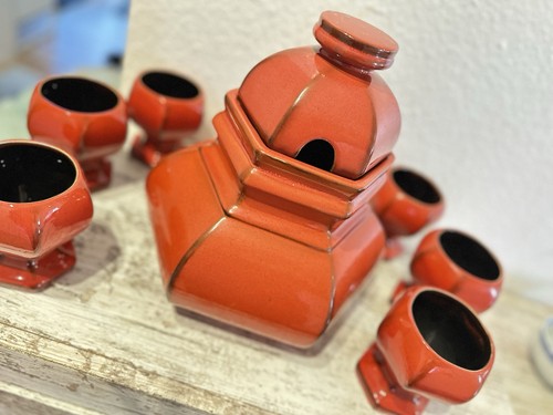 Vintage fondue set - set, hirsch