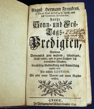 1745 Old German Bible Sermon