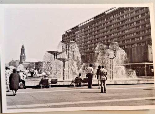 Vintage foto dresden prager - vintage,