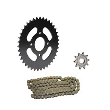 Kettensatz schwarz 10 Ritzel