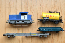 Märklin H0  aus 29266  Diesellok Henschel + Güterwagen versch. Fabrikate digital