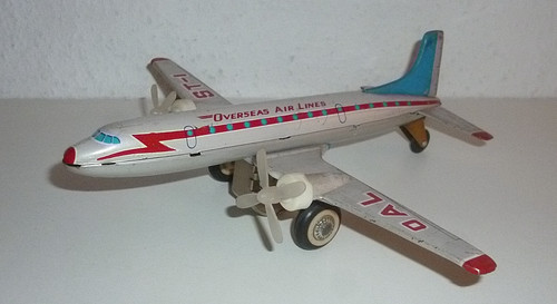 Blech spielzeug flugzeug - flugzeug, /