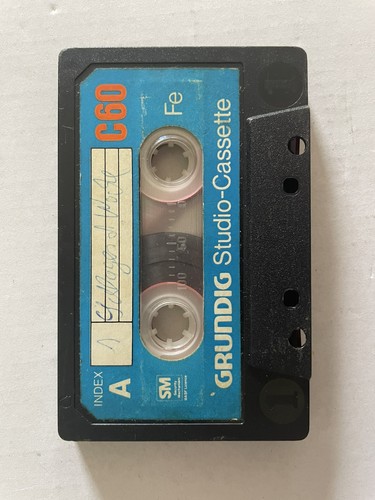 Grundig studio cassette c60 - grundig, studio-cassette