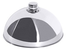 Speiseglocke, Tellerglocke, Edelstahl 18/10, Ø25 cm und 13,5 cm Höhe