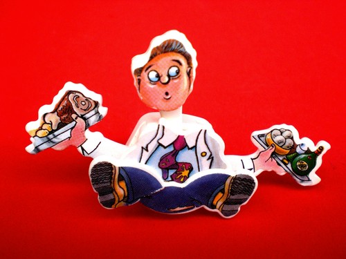 1993 wackelfigur kellner - ,