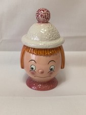 60er Jahre Goebel Keramik Dose Kind Mit Pudelmütze Entwurf Lore Friedrich-Gronau