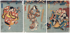 Kunisada - Kabukitheater -