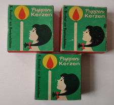 DDR Puppen Kerzen bunt