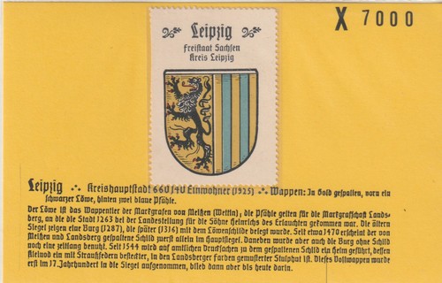 Reklamemarke wappen von - reklamemarke,