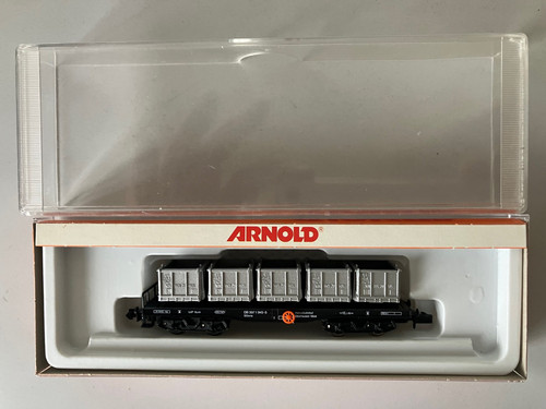 Arnold 4955 flachwagen mit - arnold, 4955,