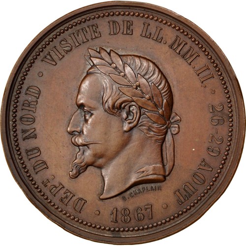 Frankreich medaille second - frankreich,, medaille,