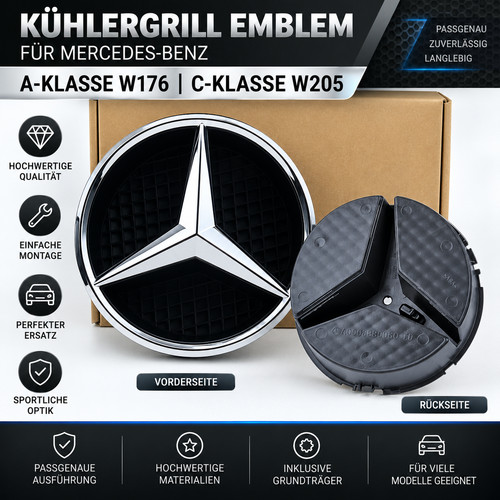 Kühlergrill emblem stern - kühlergrill,