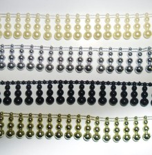 Perlen Fransen, Zum Aufnähen Rand, Braut Bekleidung Handarbeiten, Kunst U019