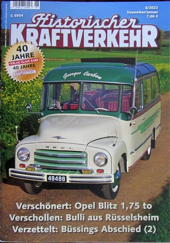 Historischer kraftverkehr - historischer,