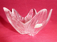 Rosenthal Glasblüte Lotusblüte Leuchter Kerzenhalter - Bleikristall