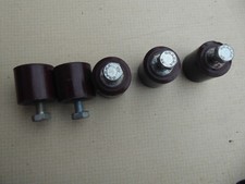 Isolator 5 Stück Hochspannungsisolator Abstandshalter Montagebock M8 TOPPi