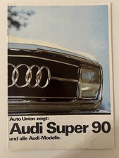 Original Prospekt Audi Super
