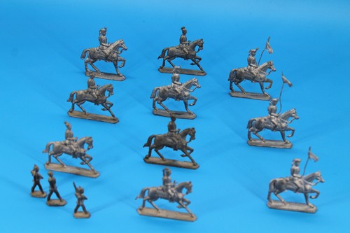 Antike zinnfiguren reiter - 13,