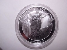 Australien 1 Dollar 2014 Kookaburra 1 Unze Silber stempelglanz