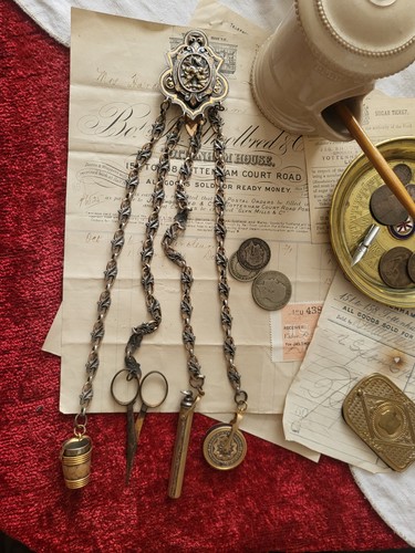 Viktorianische chatelaine vom - chatelaine,