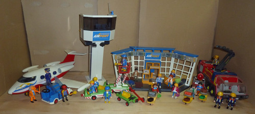 Playmobil großes flughafen - -,