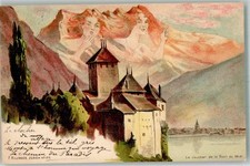 13540705 - F. Killinger Nr. 125 Le coucher de la Dent da Midi Berggesicht