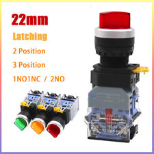 22mm Rastend Drehschalter LED