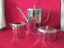 WMF Straußenmarke / Kernstück / Kanne, Zuckerdose, Milchkännchen / ART DECO