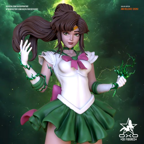 Sailor jupiter moon - jupiter,,