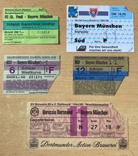 5 Alte Auswärts Tickets