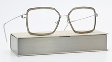LINDBERG Brille Karen 51-16 145B Col P10 Air Titanium Rim P10 Silber Poliert M