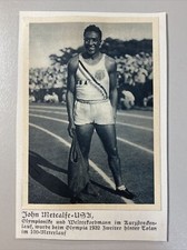 1935 Muratti Sammelbild Ralph Metcalfe (falsch betitelt John ) USA Olympia